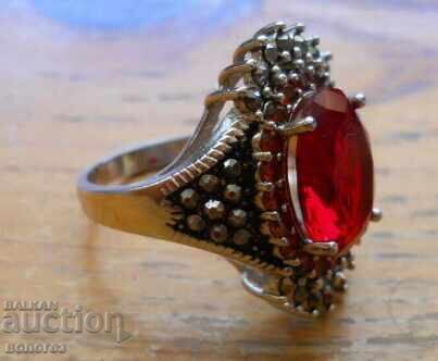 Δημοπρασία Αντίκα ασημένιο δαχτυλίδι Δημοπρασία Αντίκα ασημένιο δαχτυλίδι