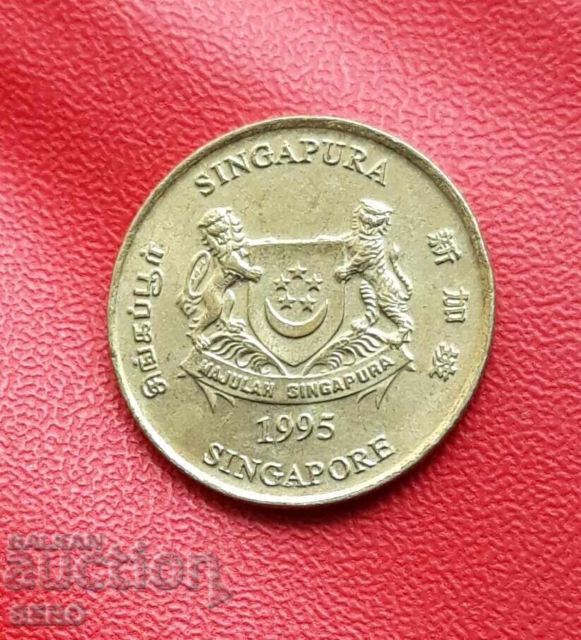 Singapore-5 cents 1995 with price 0.30 BGN | € 0.15 Singapore-5 cents 1995 with price 0.30 BGN | € 0.15