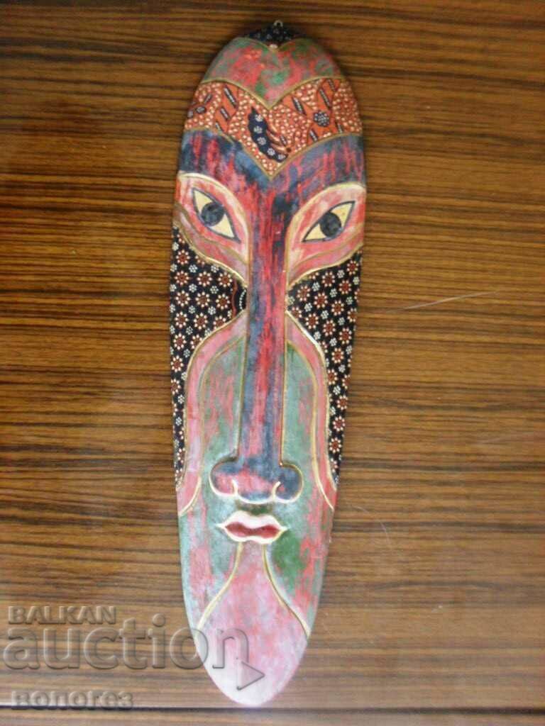 Wooden mask - panel - Indonesia with price 30.00 BGN | € 15.34