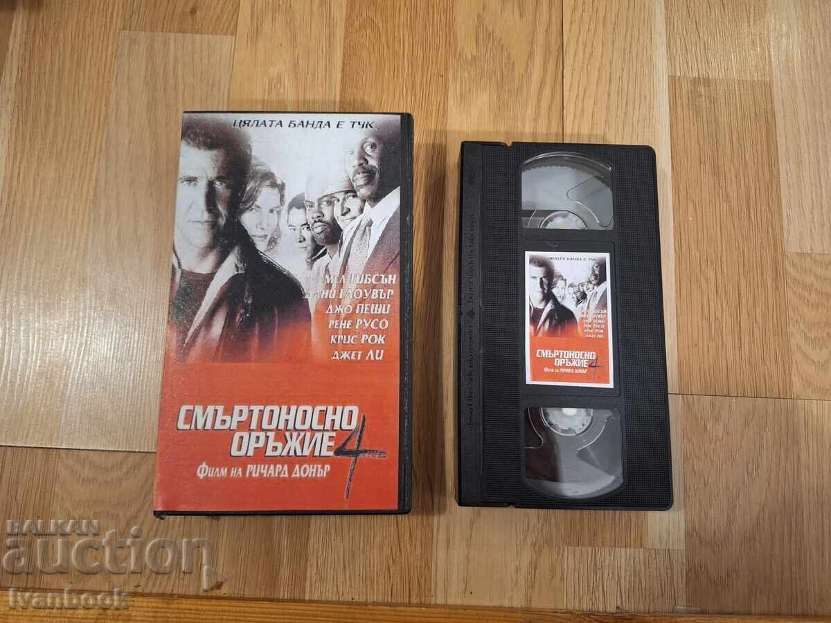 Caseta video VHS - Lethal Weapon 4