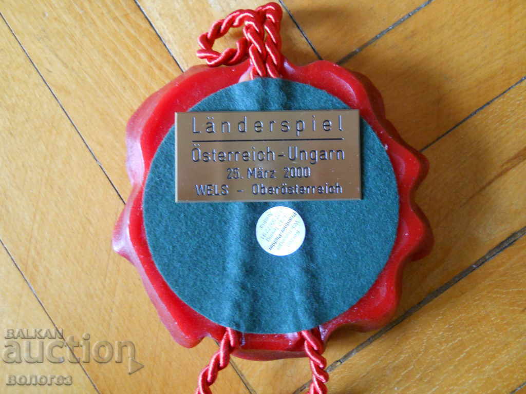 Δημοπρασία Μεγάλο κηρόσφραγισμα-πίνακας - έμβλημα της πόλης Βελς - Αυστρία