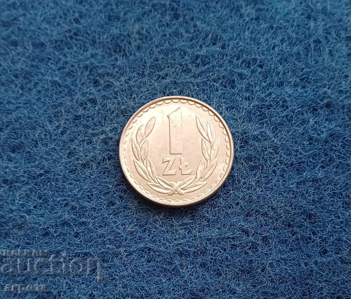 1 ζλότι Πολωνίας 1982 με γυαλάδα με τιμή 3.20 BGN | € 1.64