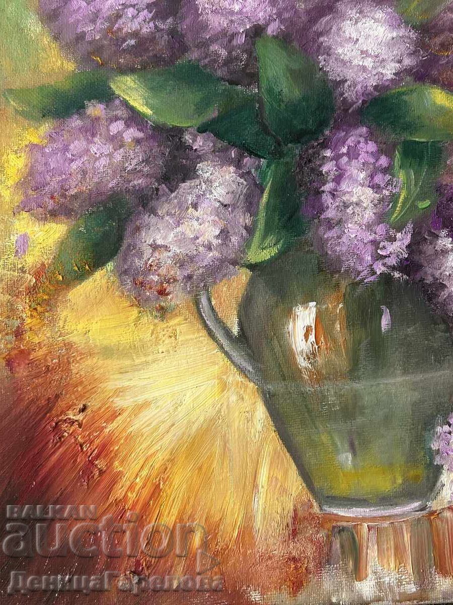 Деница Гарелова картина 30/40 ”Езикът на цветовете” - 5 Деница Гарелова картина 30/40 ”Езикът на цветовете” - 5