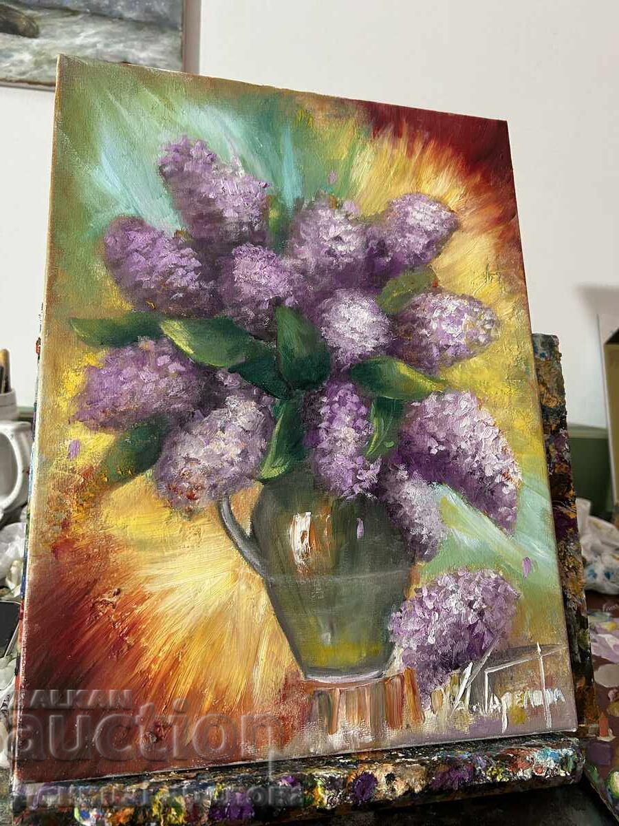 Деница Гарелова картина 30/40 ”Езикът на цветовете” - 6 Деница Гарелова картина 30/40 ”Езикът на цветовете” - 6