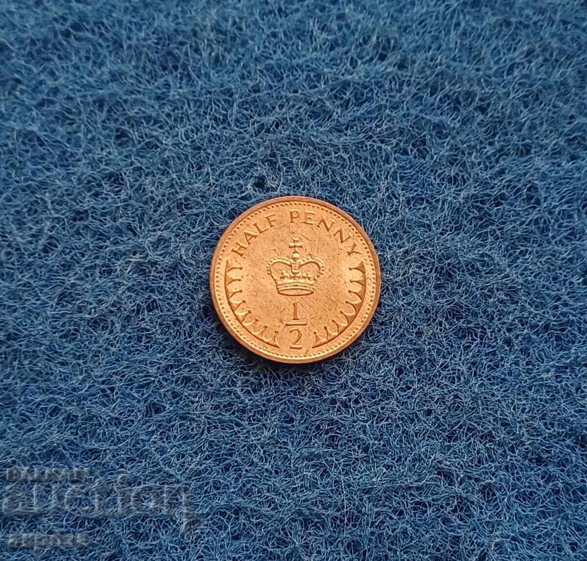 1/2 πένες Ηνωμένου Βασιλείου 1982 ακυκλοφόρητες με τιμή 3.20 BGN | € 1.64 1/2 πένες Ηνωμένου Βασιλείου 1982 ακυκλοφόρητες με τιμή 3.20 BGN | € 1.64