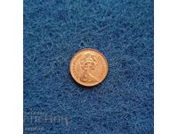 1/2 пени Великобритания 1982 нециркулирали