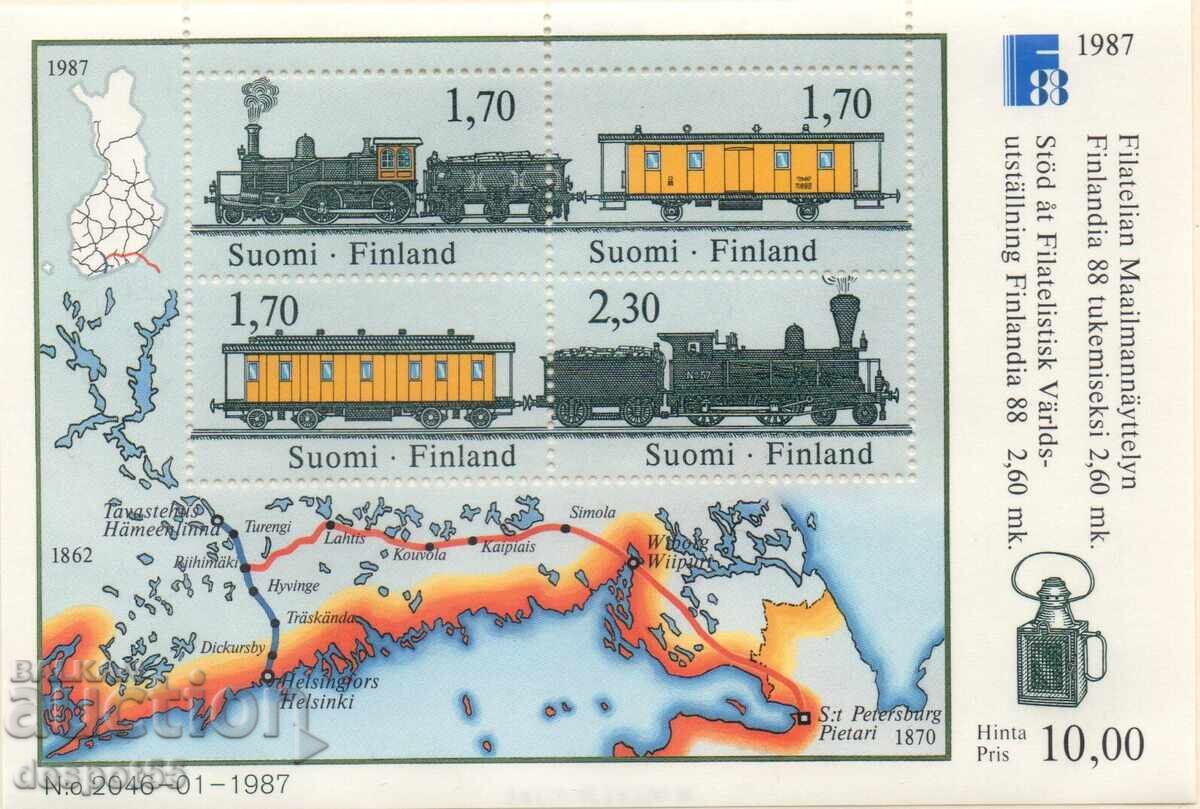 1987. Finland. Philatelic Exhibition FINLANDIA 88. Block