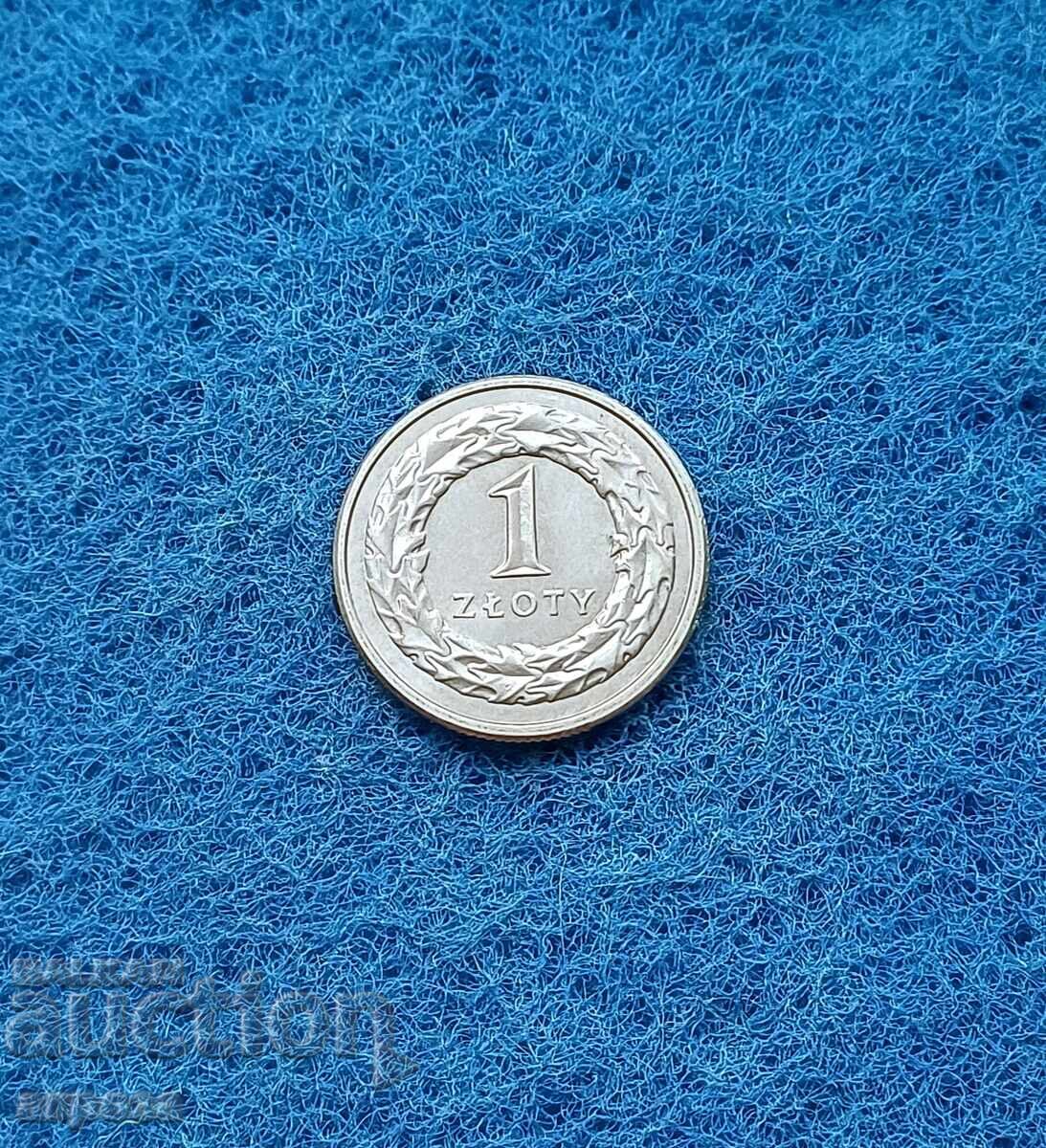 1 злота Полша 1992 с гланца с цена 3.20 лв. | € 1.64 1 злота Полша 1992 с гланца с цена 3.20 лв. | € 1.64