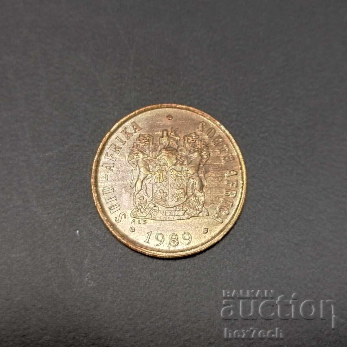 ❤️ ⭐ Νότια Αφρική 1989 1 σεντ ⭐ ❤️ με τιμή 1.49 BGN | € 0.76