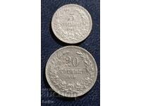 5 and 20 stotinki 1912 - with a little weight!!!