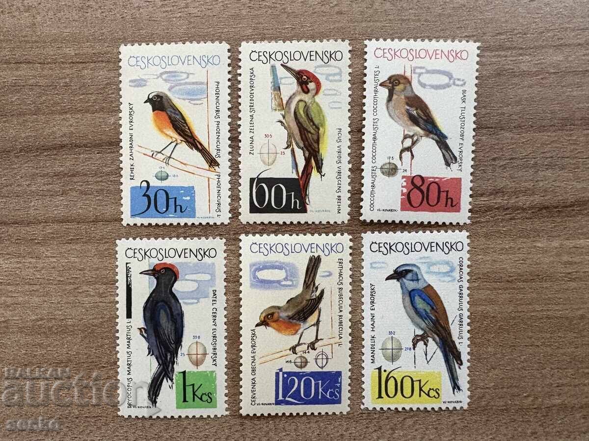 Cehoslovacia - Păsări (1964) MNH