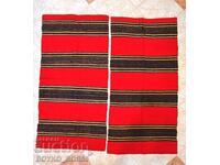 Two Antique Royal Wool Hand-Woven Herts Rugs