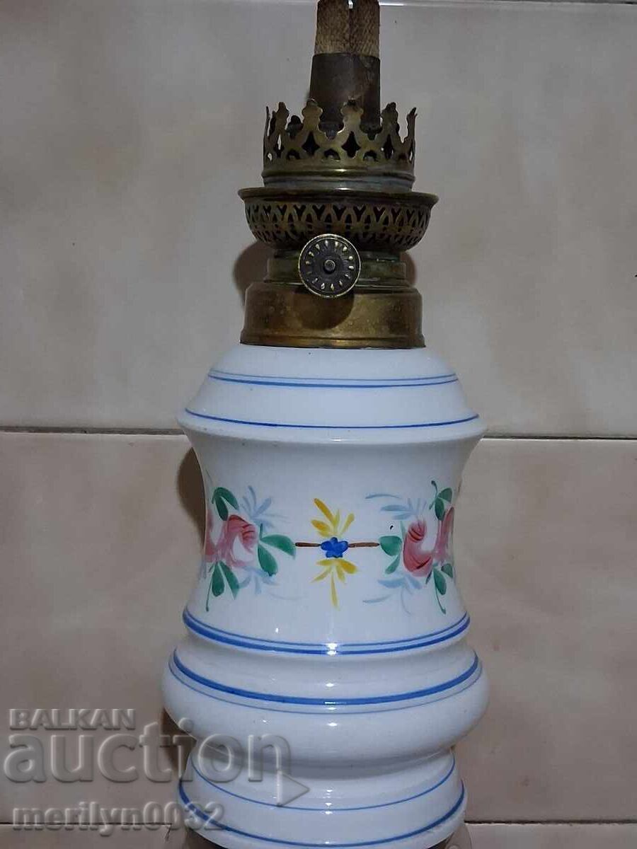 Παλιά λάμπα γκαζιού βάση πορσελάνη ORIGINAL με τιμή 104.00 BGN | € 53.17
