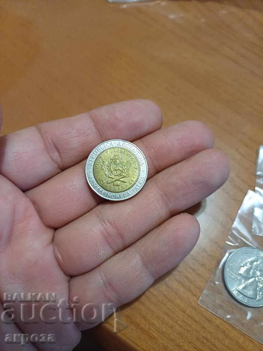 1 песо Аржентина 2009 с цена 2.80 лв. | € 1.43