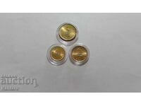 Coin - BULGARIA - 1 ; 2; 5 Cents - 1999 - UNC