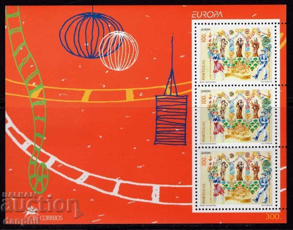 Portugalia 1998 "Europa" - bloc curat Portugalia 1998 "Europa" - bloc curat