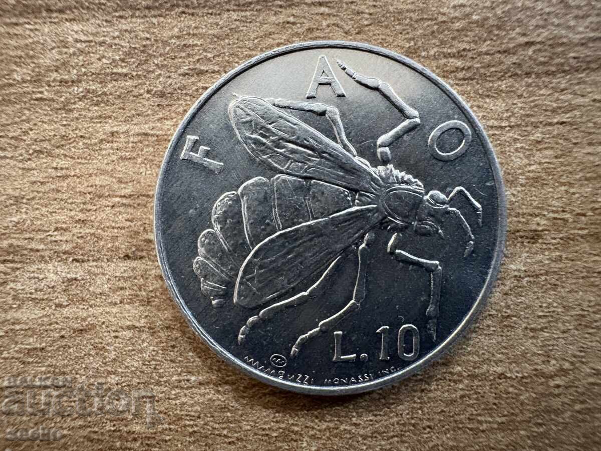 Σαν Μαρίνο - 10 λίρες (1974) Σαν Μαρίνο - 10 λίρες (1974)