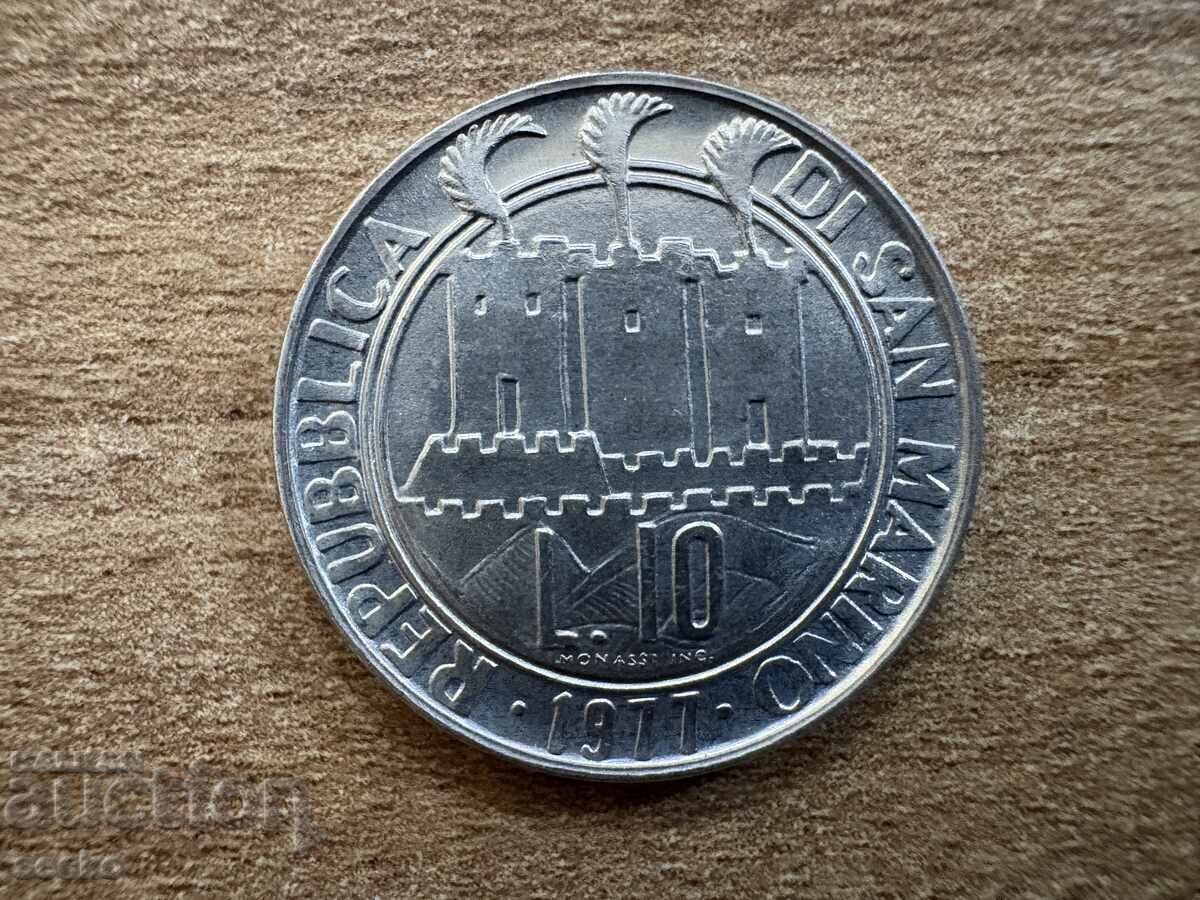 Σαν Μαρίνο - 10 λίρες (1977) - Οικολογία