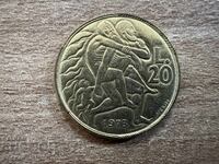 Σαν Μαρίνο - 20 λίρες (1973)