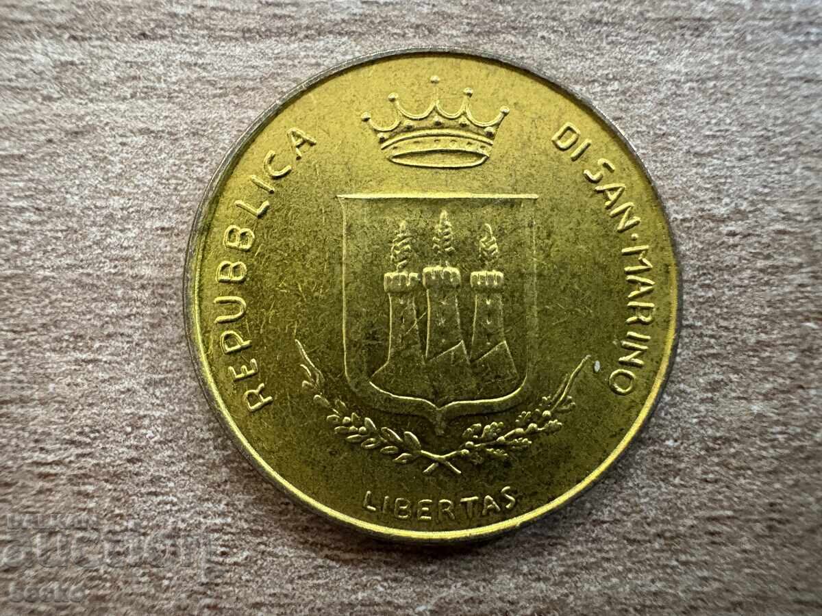 San Marino - 200 Lire (1983) - Nuclear Threat with price 2.75 BGN | € 1.41