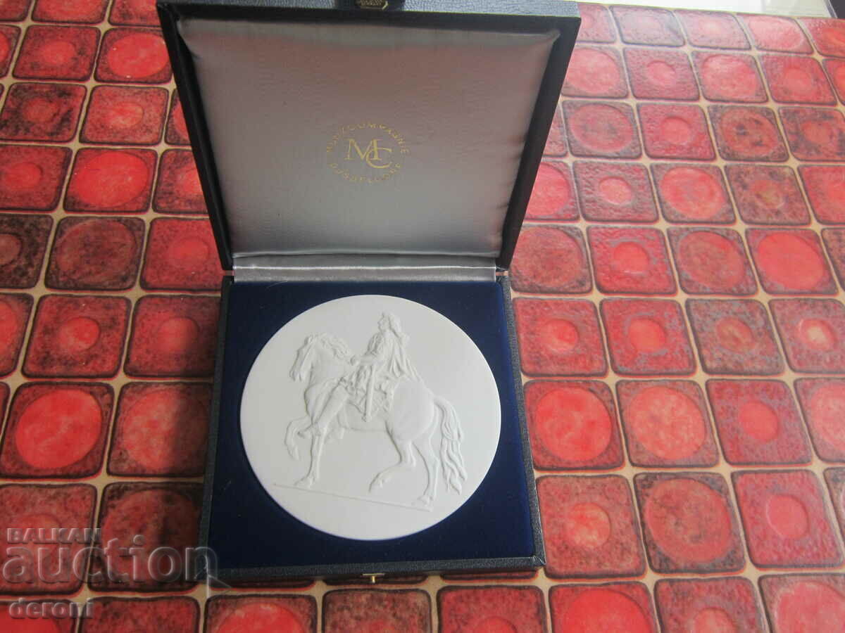 Μετάλλιο ζωγραφικής πορσελάνης πορσελάνη στο κουτί 2 Μετάλλιο ζωγραφικής πορσελάνης πορσελάνη στο κουτί 2