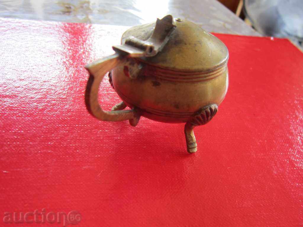 Παλαιό Χάλκινο δοχείο, χάλκινο δοχείο, ζαχαριέρα, αλατιέρα, μουσταρδιέρα με τιμή 20.00 BGN | € 10.23