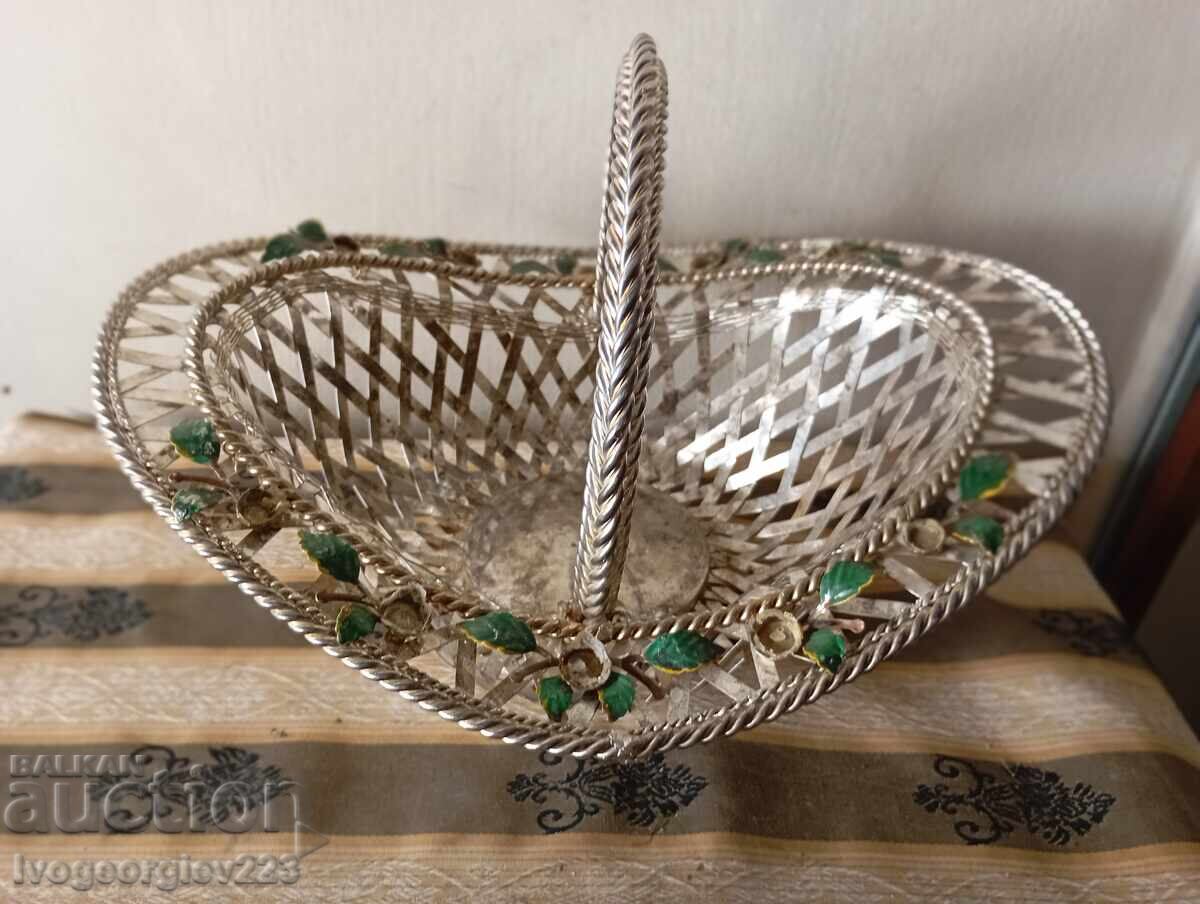 Cup, basket in Art Deco style