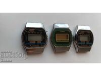 Lot of electronic watches. The two on the left work
