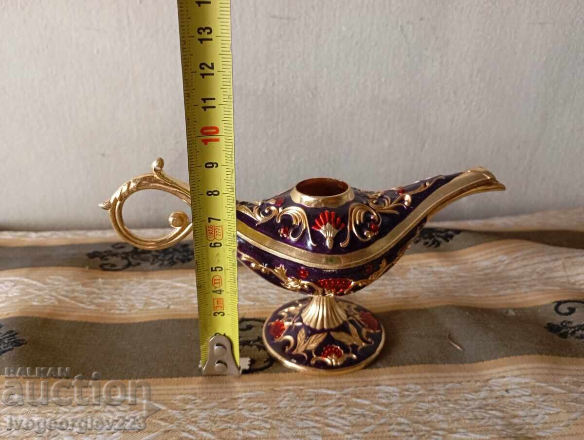 Aladdin-style lamp for decoration with price 14.00 BGN | € 7.16