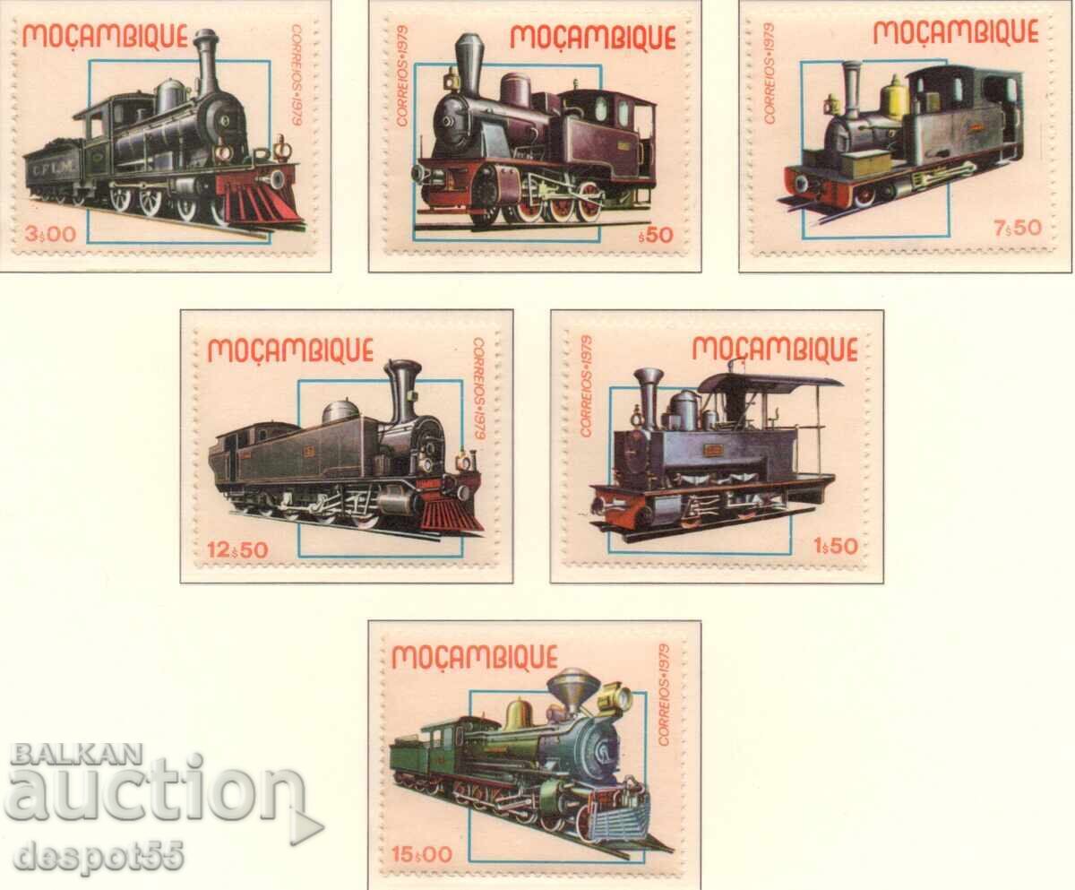 1979. Mozambic. Primele locomotive 1979. Mozambic. Primele locomotive