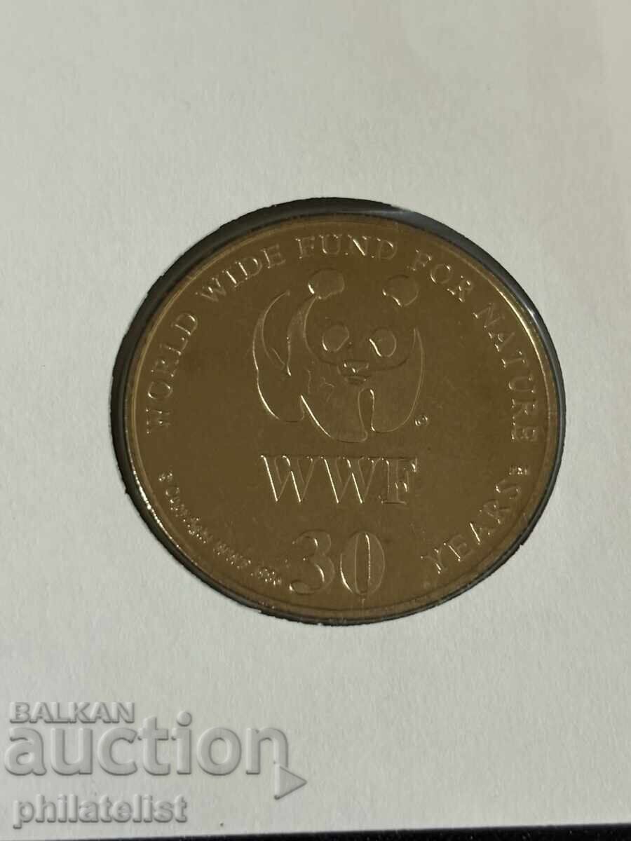 Παράδοση Σαιντ Βινσέντ και Γρεναδίνες 1986 - Γκουλντ αμαζόνα WWF μετάλλιο