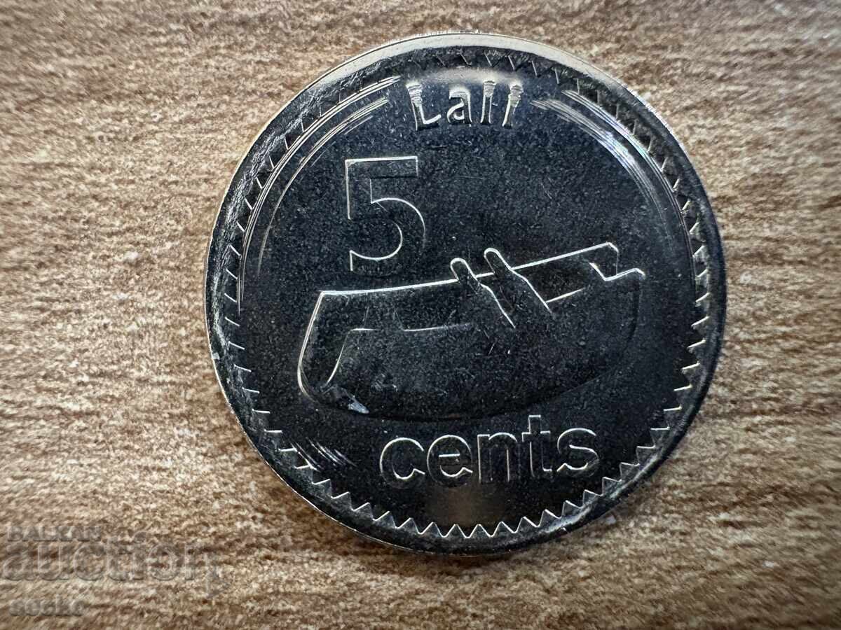 Fiji - 5 Cents (2012) Fiji - 5 Cents (2012)