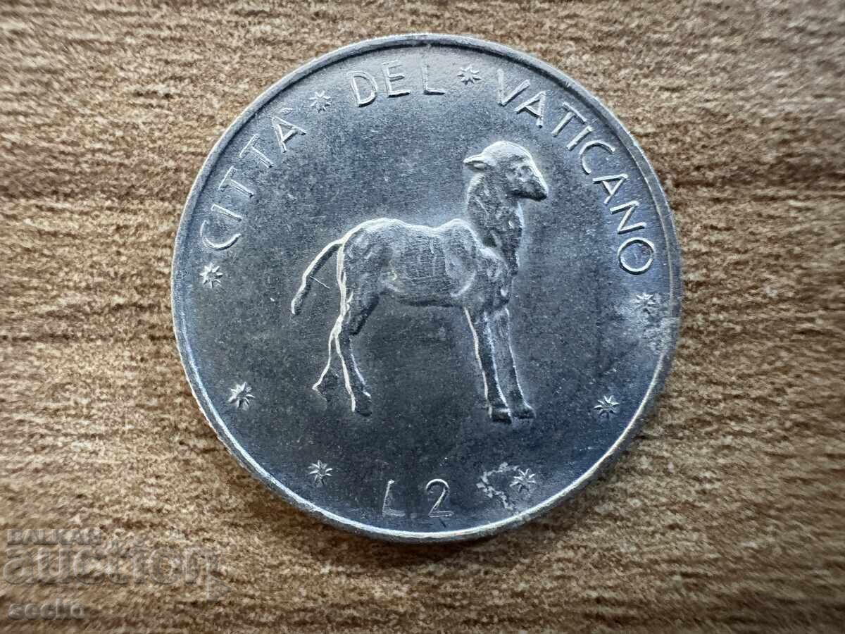 Vatican - 2 lire (1973) Vatican - 2 lire (1973)