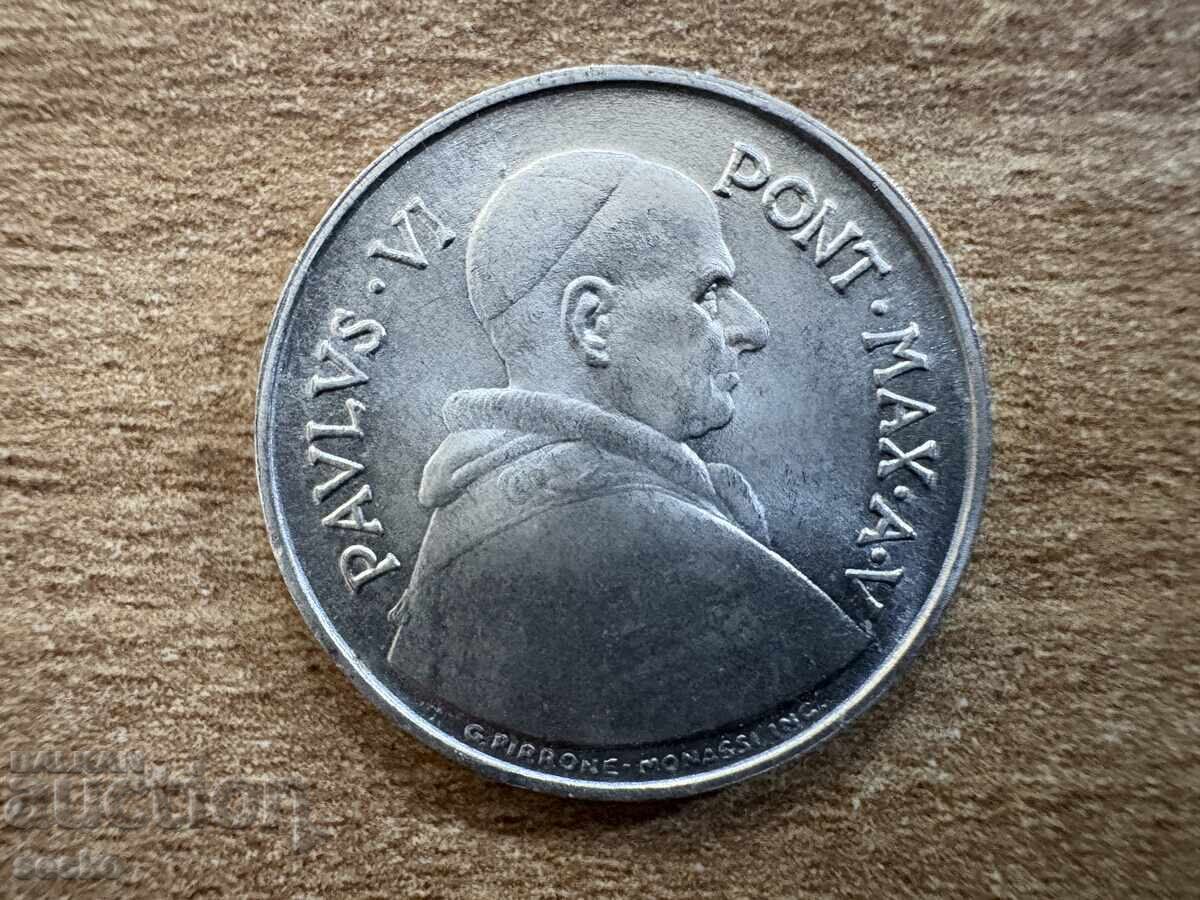 Vatican City - 5 Lire (1967) with price 3.55 BGN | € 1.82