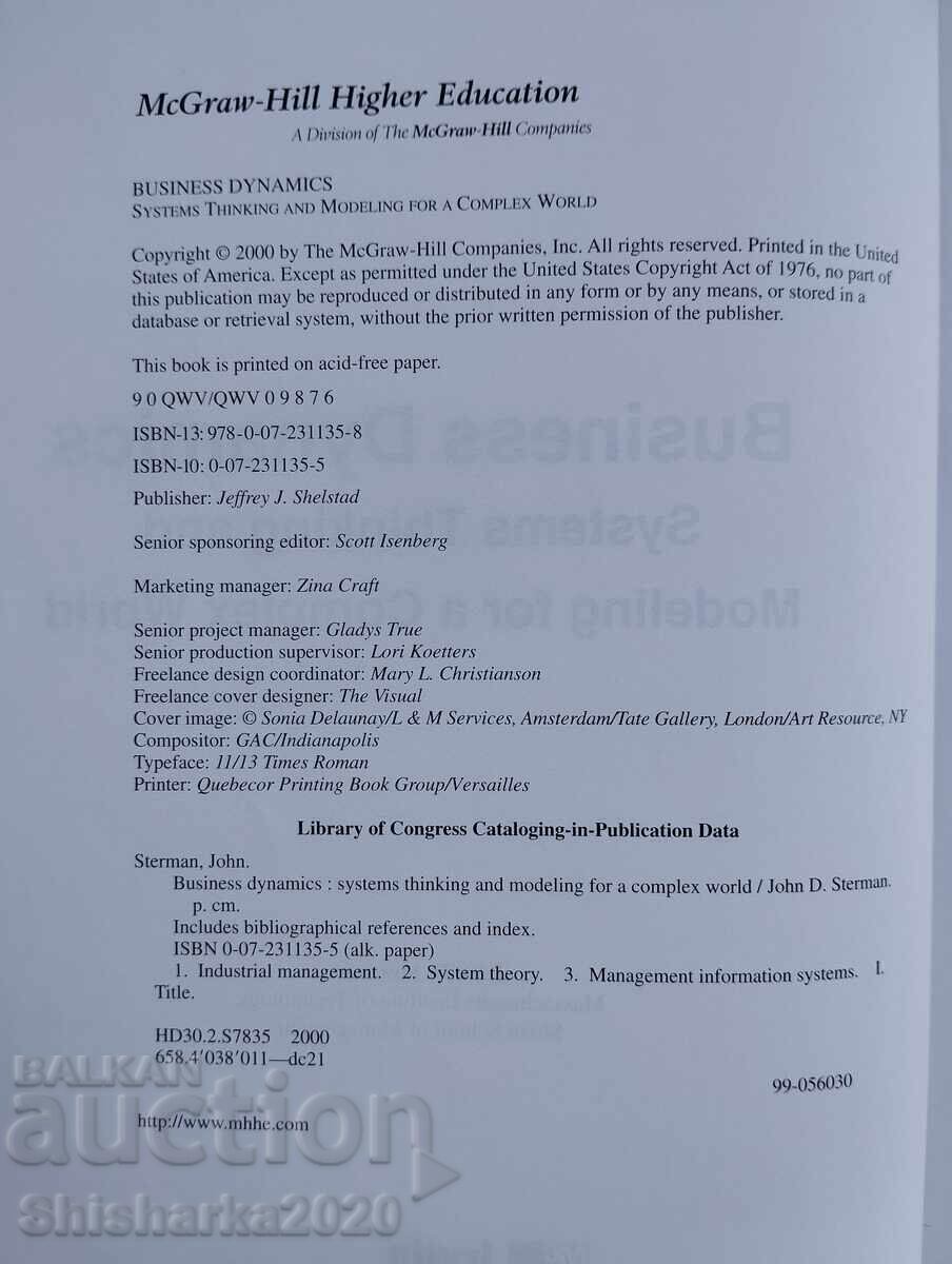 Livrarea Dinamica afacerilor - John D. Sterman