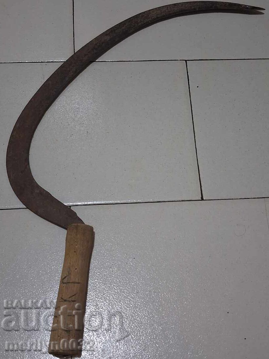 Delivery of Old scythe, sickle, blade, wrought iron