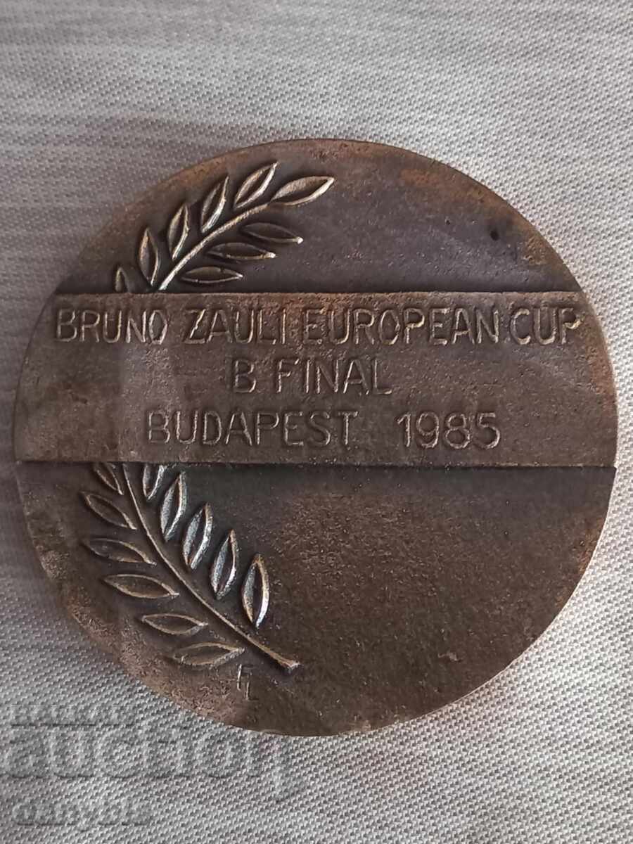 Plachetă - Bruno Zauli Cupa Europeană de Atletism - finala 1985 cu preț € 5.00 | 9.78 BGN