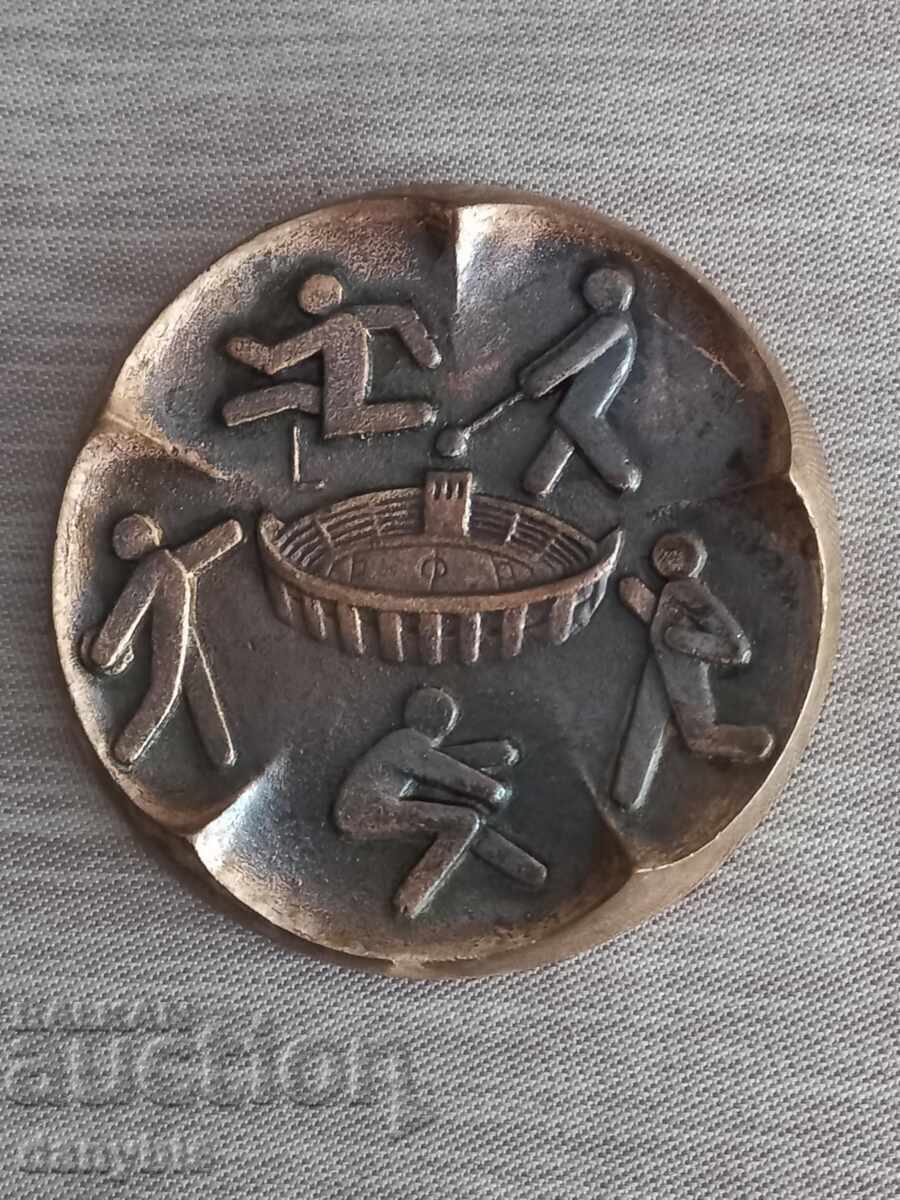 Plachetă - Bruno Zauli Cupa Europeană de Atletism - finala 1985