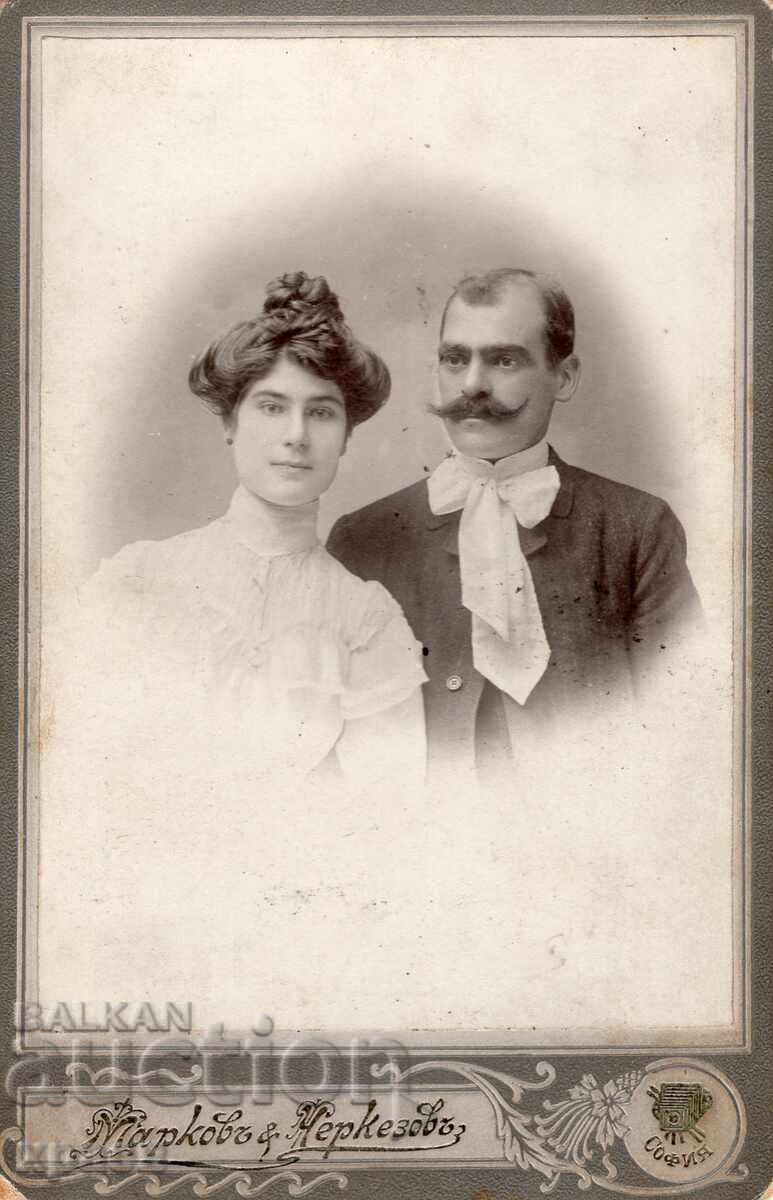 СТАРА ФОТОГРАФИЯ - КАРТОН - ЧЕРКЕЗОВ - СОФИЯ - 2731 СТАРА ФОТОГРАФИЯ - КАРТОН - ЧЕРКЕЗОВ - СОФИЯ - 2731