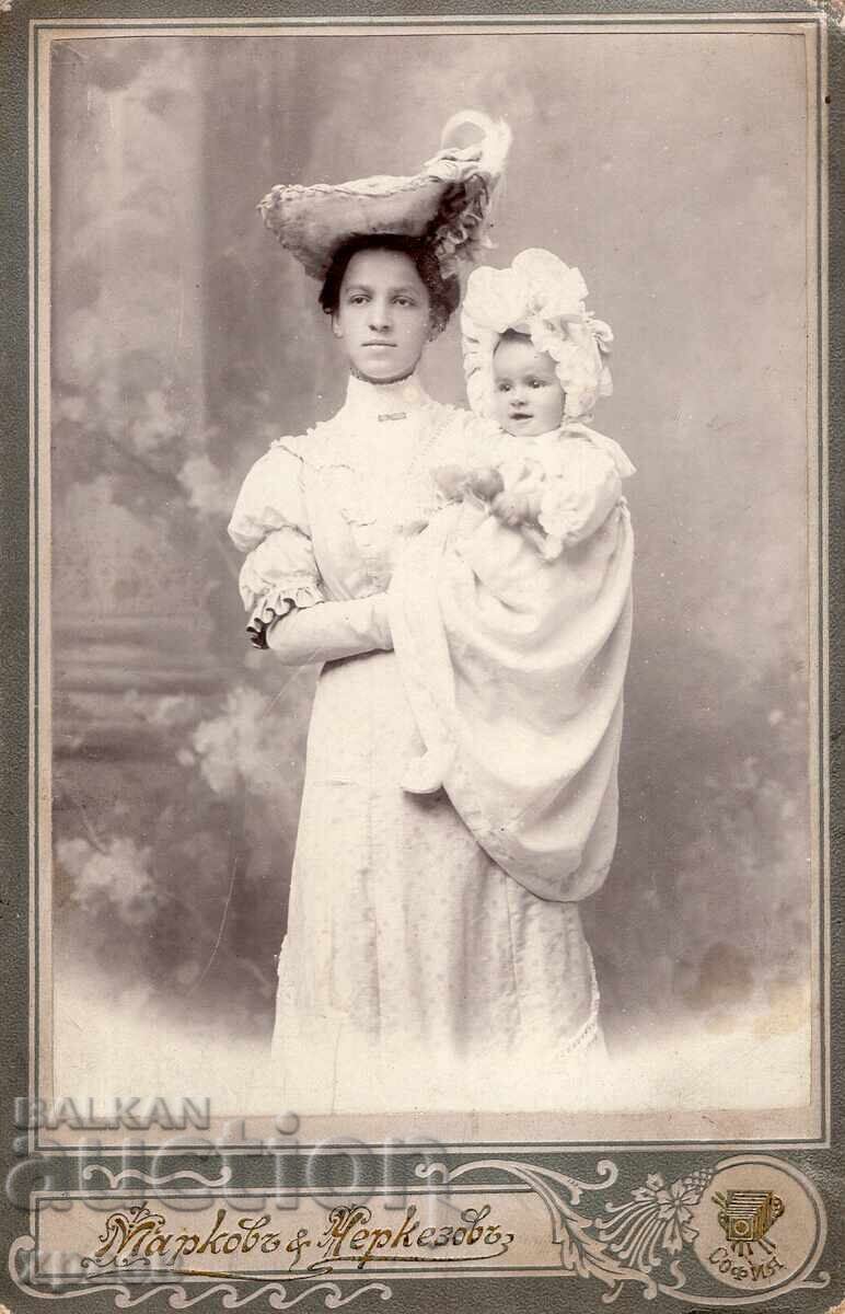 FOTOGRAFIE VECHE - CARTON - CERCHEZOV - SOFIA - 2744 FOTOGRAFIE VECHE - CARTON - CERCHEZOV - SOFIA - 2744