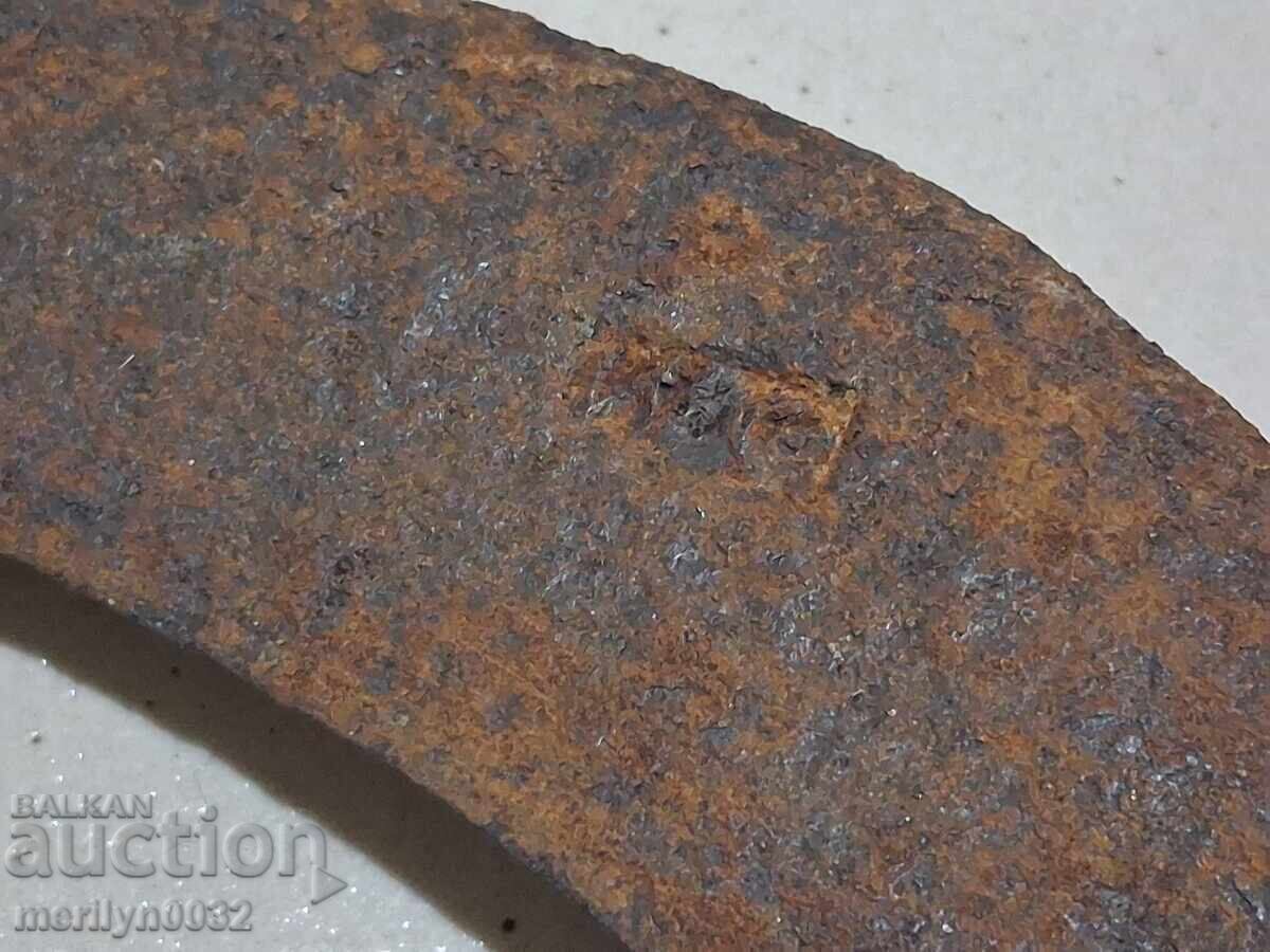 Old scythe, sickle, blade, wrought iron - 5