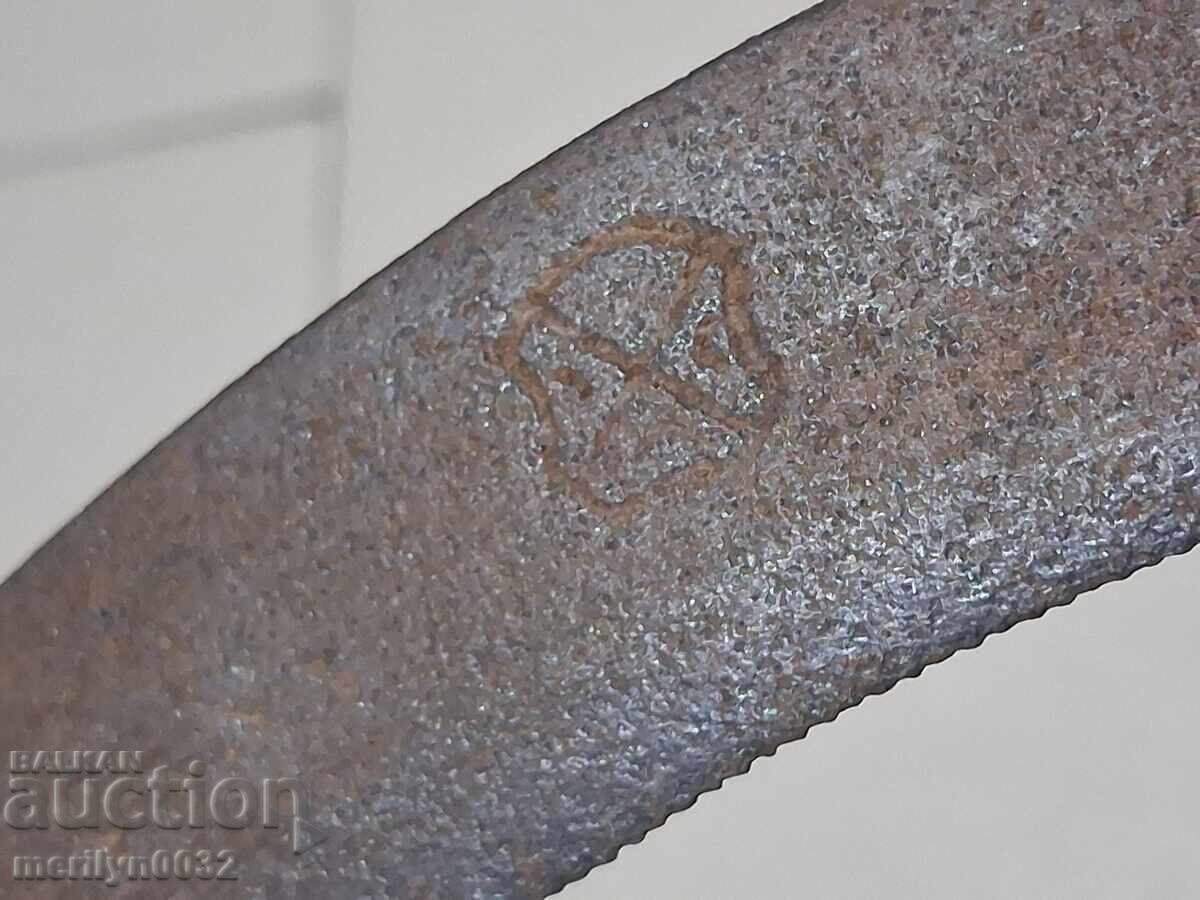 Delivery of Old scythe, sickle, blade, wrought iron