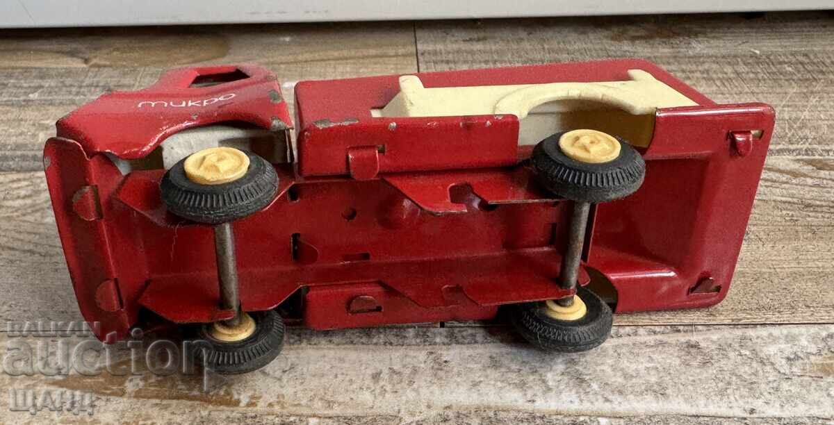 Jucărie metalică model camion pompieri, micro - 5 Jucărie metalică model camion pompieri, micro - 5