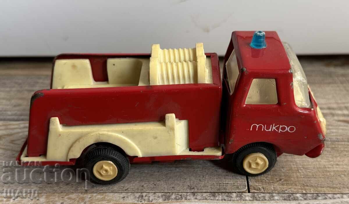 Jucărie metalică model camion pompieri, micro Jucărie metalică model camion pompieri, micro