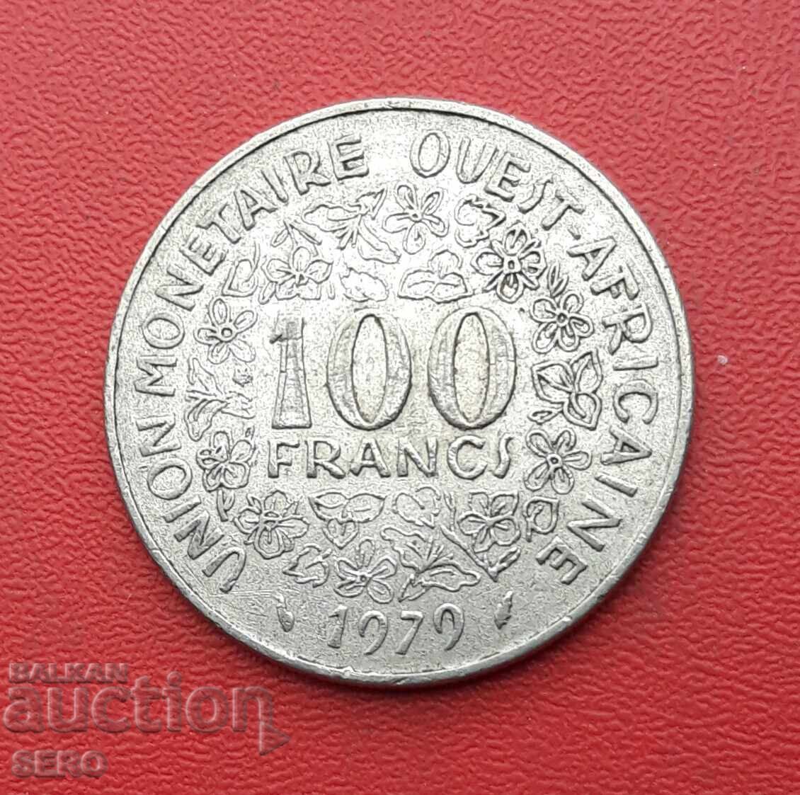 Γαλλική Δυτική Αφρική - 100 φράγκα 1979 Γαλλική Δυτική Αφρική - 100 φράγκα 1979