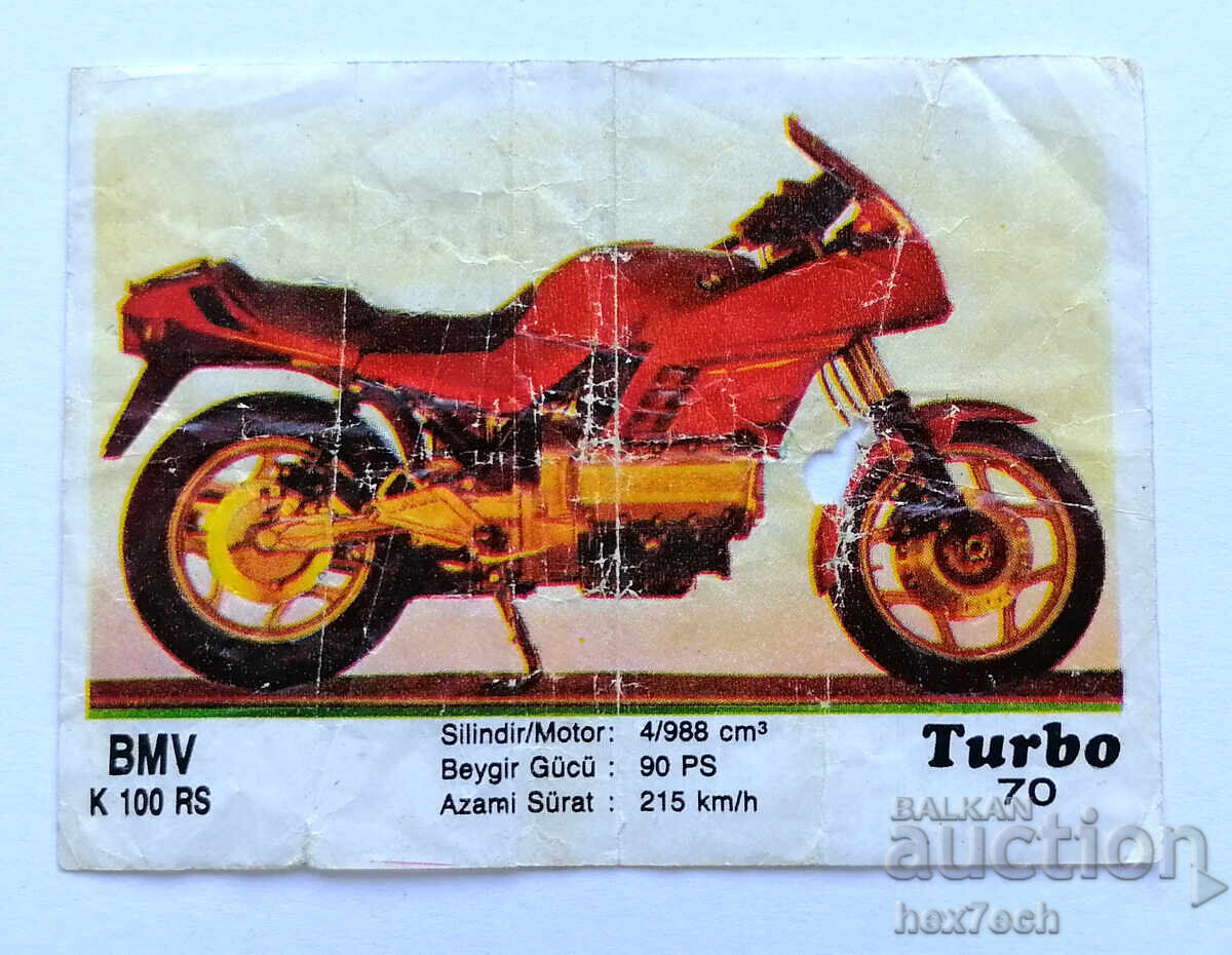❤️ ⭐ Εικόνα Turbo Turbo μαύρο 70 BMV K 100 RS ⭐ ❤️ ❤️ ⭐ Εικόνα Turbo Turbo μαύρο 70 BMV K 100 RS ⭐ ❤️