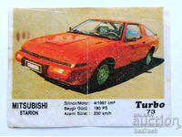 ❤️ ⭐ Imagine Turbo Turbo negru 73 Mitsubishi Starion ⭐ ❤️
