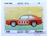 ❤️ ⭐ Imagine Turbo Turbo negru 80 Audi 200 Quattro ⭐ ❤️