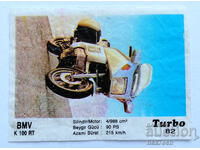 ❤️ ⭐ Imagine Turbo Turbo negru 82 BMV K 100 RT ⭐ ❤️