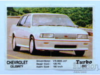 ❤️ ⭐ Poza Turbo Turbo negru 86 Chevrolet Celebrity ⭐ ❤️